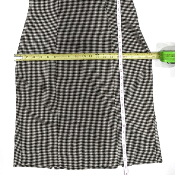 Diane Von Furstenberg Wool Houndstooth Dress sz 12 - Picture 7 of 8